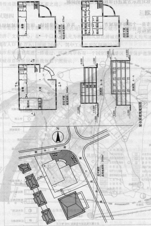 下图所示为某城市新建铁路枢纽--火车站及广场