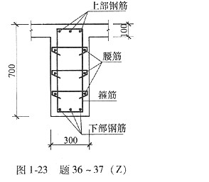 f y=300n/mm  ),箍筋和腰筋采用hpb235级钢(φ).抗震等级为一级.