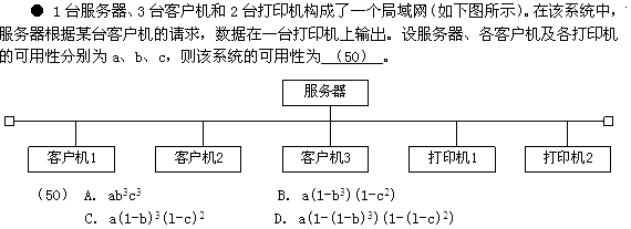 2017年软考(高级)考试《系统分析师》每日一练(1月30日)